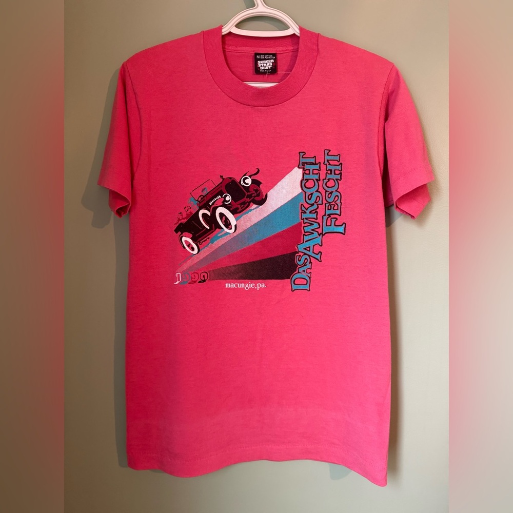 Vintage Screen Stars Best 1990 Das Awkscht Fescht Macungie PA T Shirt M Single